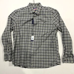 Johnnie O Shirt Men's Large Button Up Green With Tag